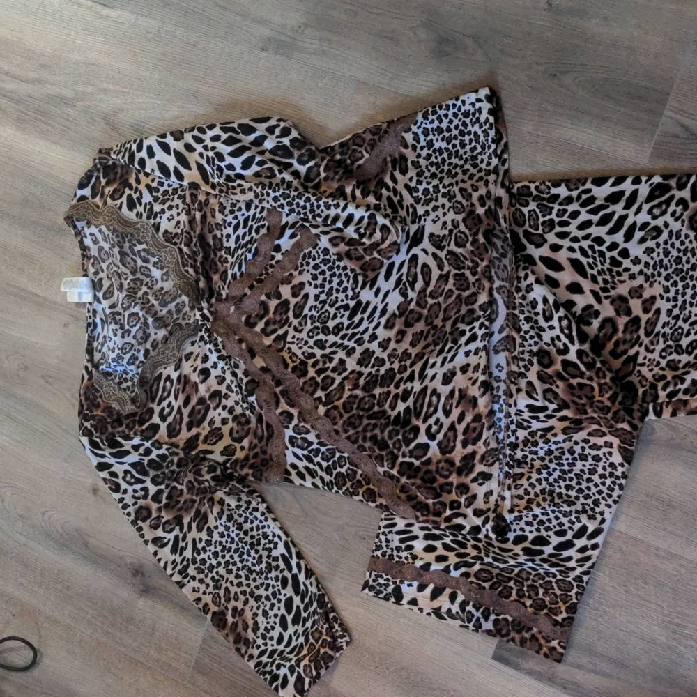 Animal Print Pajama Set